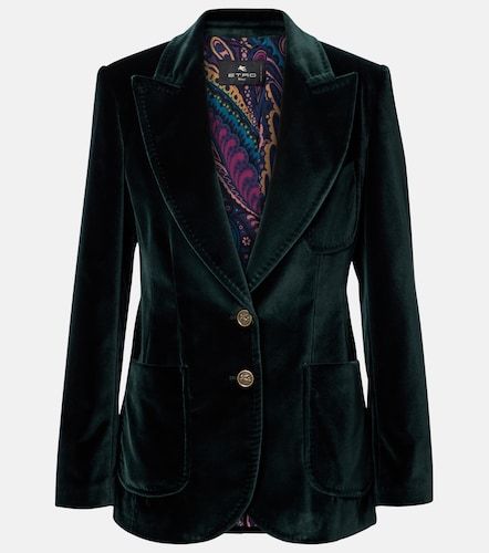 Blazer de terciopelo de algodón - Etro - Modalova