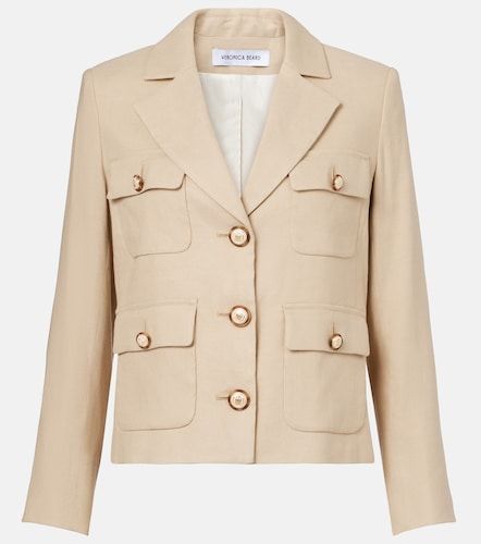 Schuyler linen-blend blazer - Veronica Beard - Modalova