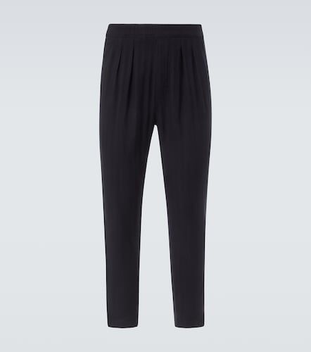 Pantaloni regular in cotone e seta - Tom Ford - Modalova