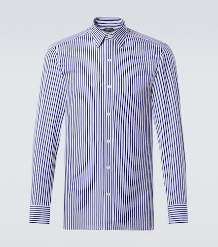 Camicia in popeline di cotone a righe - Tom Ford - Modalova