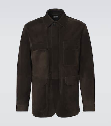 Zegna Leather field jacket - Zegna - Modalova