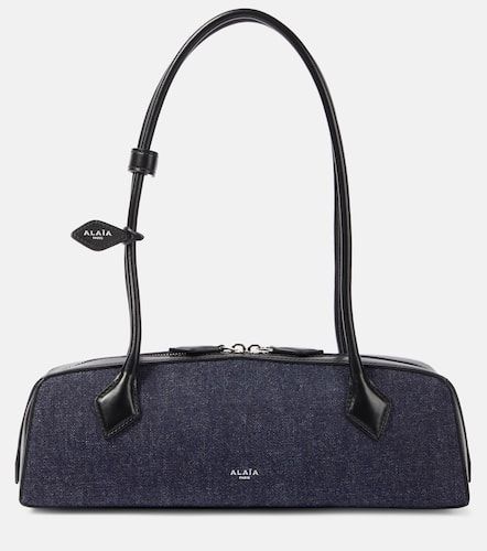Alaa Le Teckel Medium denim shoulder bag - Alaia - Modalova