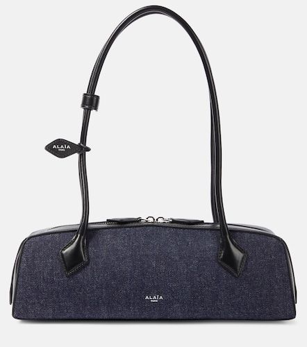 Le Teckel Medium denim shoulder bag - Alaia - Modalova