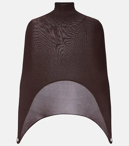 Alaïa Top capa en mezcla de seda - Alaia - Modalova