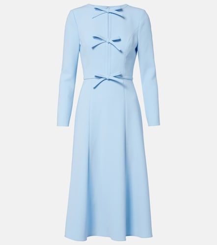 Abito midi in crêpe con fiocco - Carolina Herrera - Modalova