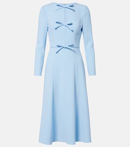 Abito midi in crêpe con fiocco - Carolina Herrera - Modalova