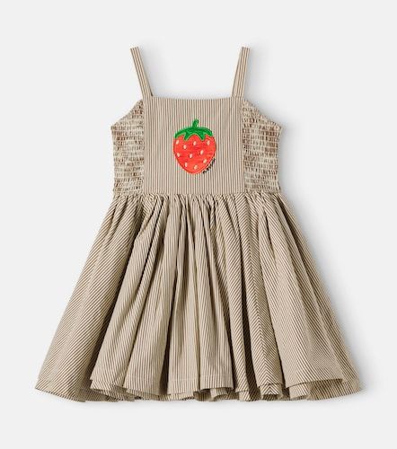 Vestido de algodón a rayas con parches - Mini Rodini - Modalova