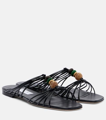 Mules Lova de piel con cuentas - Jimmy Choo - Modalova