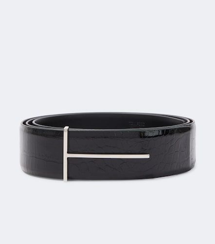 Tom Ford Gürtel T aus Leder - Tom Ford - Modalova