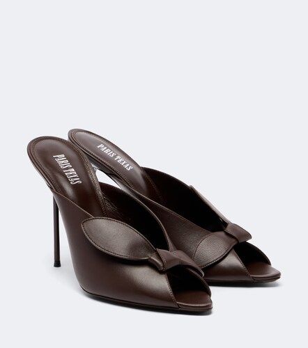 Mules Lidia de piel con lazo - Paris Texas - Modalova