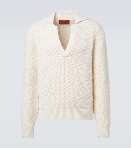 Pullover polo in misto lana a zig zag - Missoni - Modalova
