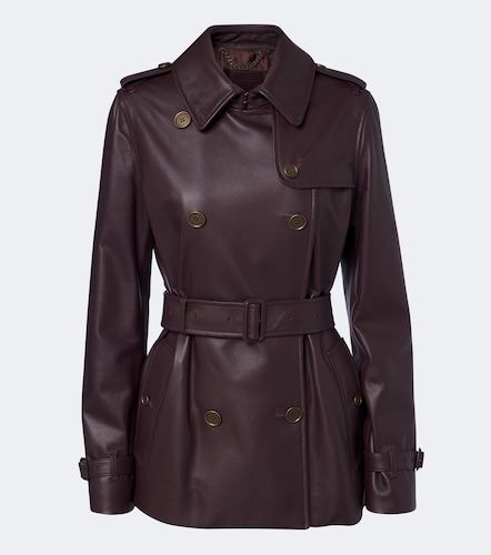 Burberry Trenchcoat aus Leder - Burberry - Modalova