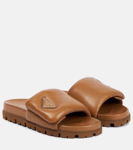 Prada Padded nappa leather sandals - Prada - Modalova