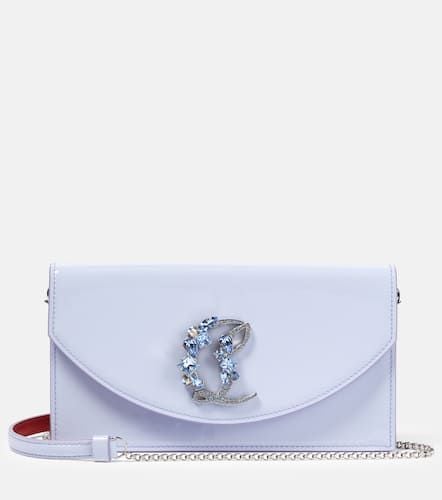 Loubi54 patent leather clutch - Christian Louboutin - Modalova