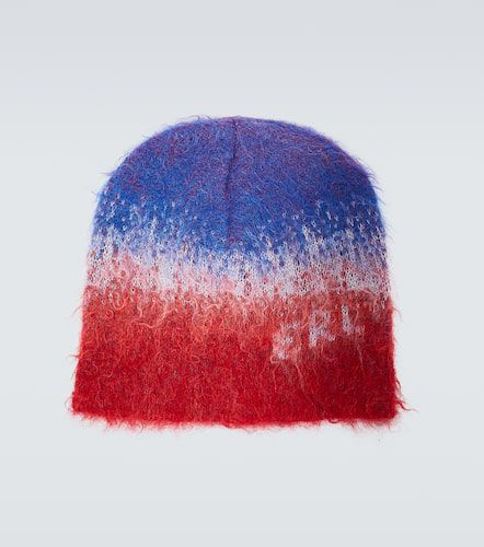 Striped mohair and wool-blend beanie - ERL - Modalova