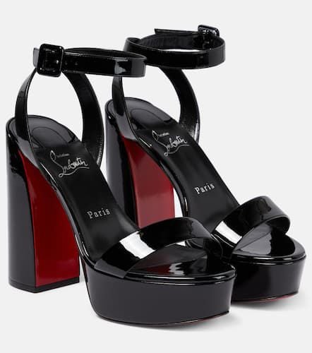 Movida Sabina patent leather platform sandals - Christian Louboutin - Modalova