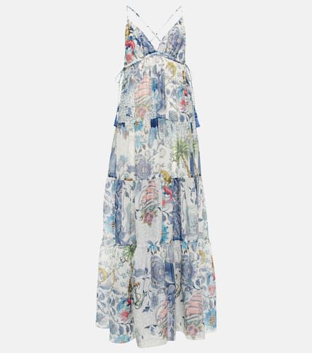 Floral cotton and silk maxi dress - Etro - Modalova