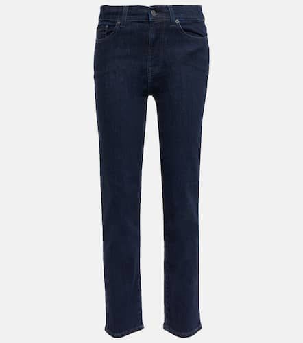 Jeans The Straight Crop de tiro medio - 7 For All Mankind - Modalova