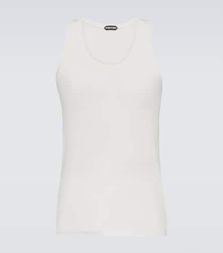 Ribbed-knit jersey tank top - Tom Ford - Modalova