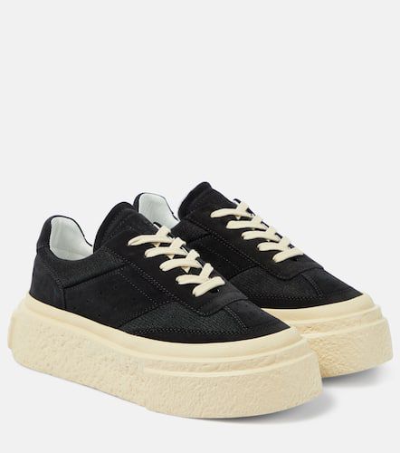 Plateau-Sneakers aus Veloursleder - MM6 Maison Margiela - Modalova