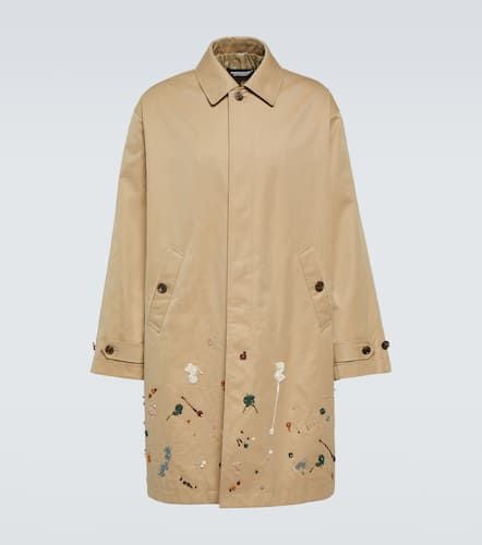 Embellished cotton gabardine trench coat - Undercover - Modalova