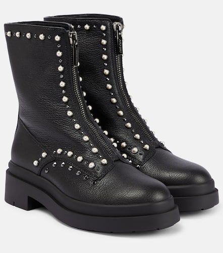 Nola embellished leather ankle boots - Jimmy Choo - Modalova