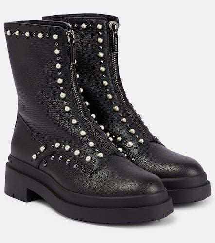 Verzierte Ankle Boots Nola aus Leder - Jimmy Choo - Modalova