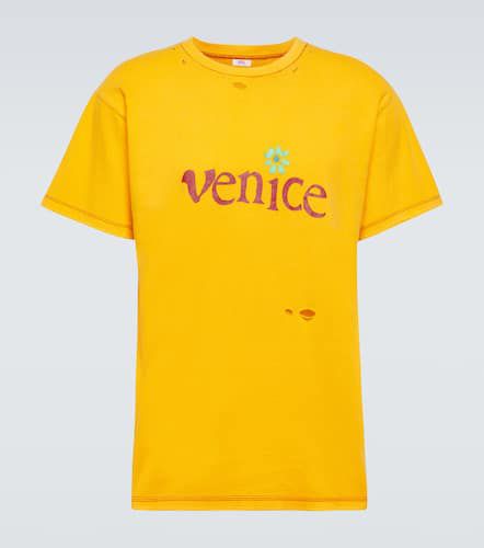 ERL Venice cotton and linen T-shirt - ERL - Modalova