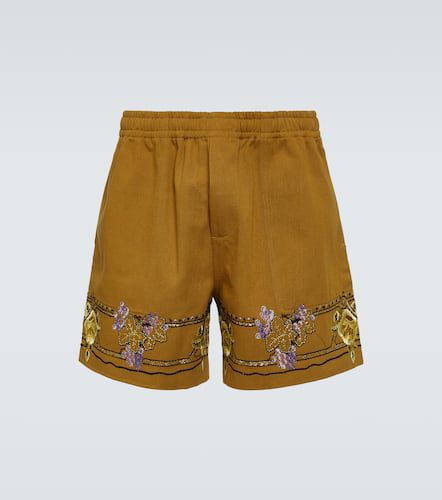 Bode Embroidered cotton shorts - Bode - Modalova