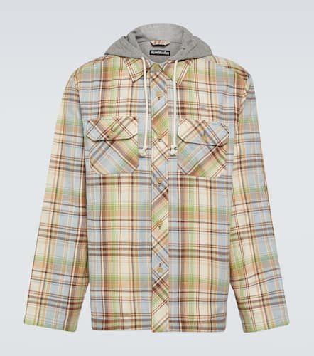 Checked cotton canvas overshirt - Acne Studios - Modalova