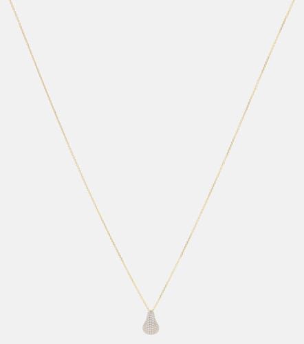 Collar Droplet de oro de 14 ct con diamantes - Stone and Strand - Modalova