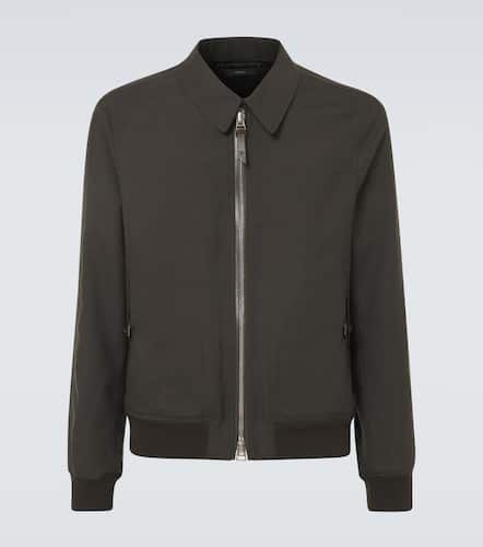 Wool and silk-blend blouson - Tom Ford - Modalova