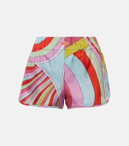 Pucci Iride silk twill shorts - Pucci - Modalova