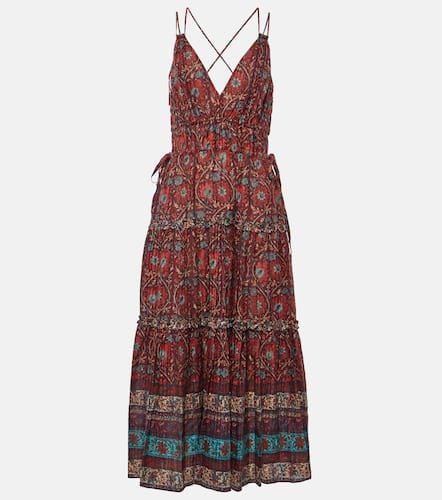 Rosa printed cotton-blend midi dress - Ulla Johnson - Modalova