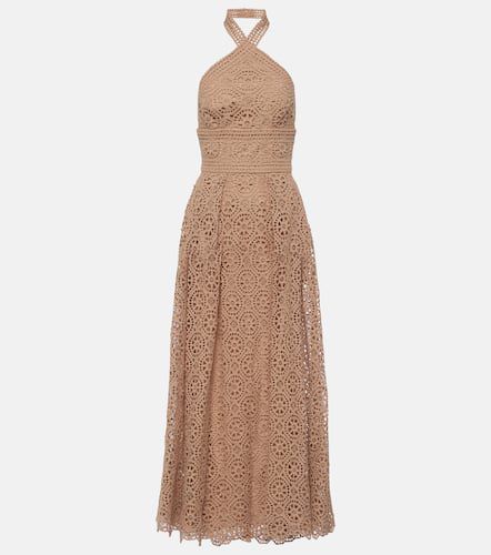 Maxikleid aus Häkelstrick - Elie Saab - Modalova