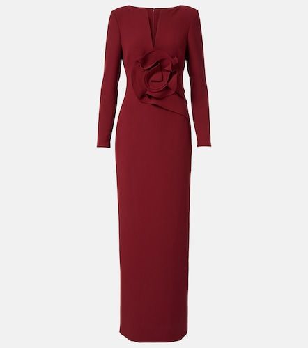 Abito lungo in crêpe con applicazioni - Roland Mouret - Modalova
