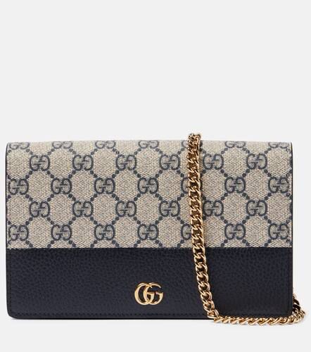 GG Marmont Mini leather shoulder bag - Gucci - Modalova