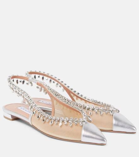 Ballerine slingback Temptation Crystal - Aquazzura - Modalova