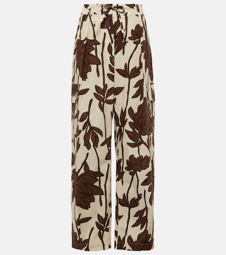 Printed cotton poplin cargo pants - Brunello Cucinelli - Modalova