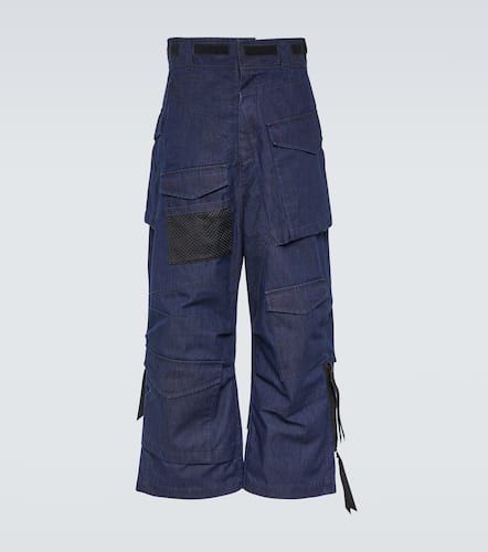 Deconstructed denim cargo pants - Junya Watanabe - Modalova