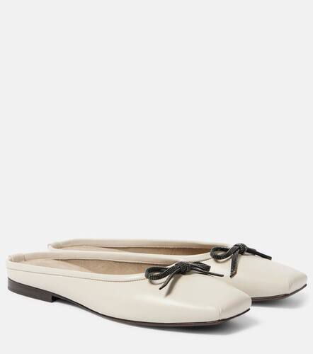 Leather ballet flats - Brunello Cucinelli - Modalova