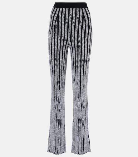 Chevron lamÃ© flared pants - Missoni - Modalova