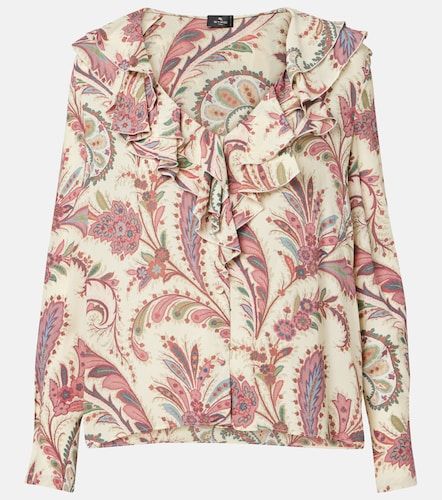 Etro Printed ruffled blouse - Etro - Modalova