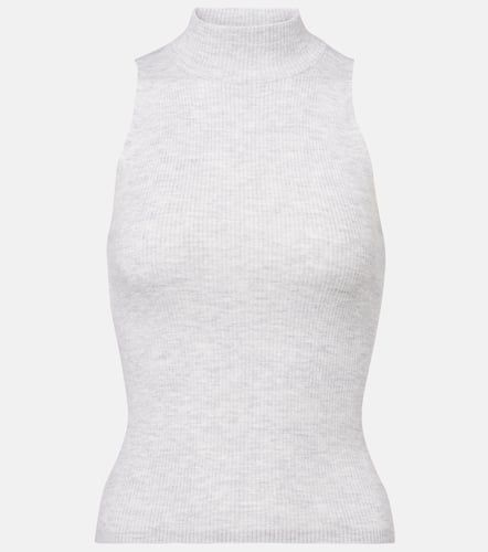 Ribbed-knit turtleneck top - Brunello Cucinelli - Modalova