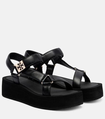 Mellow leather platform sandals - Tory Burch - Modalova
