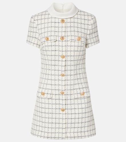 Checked boucle minidress - Self-Portrait - Modalova