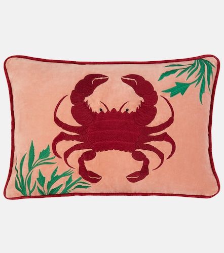 Cuscino Crab in velluto con ricamo - Les-Ottomans - Modalova