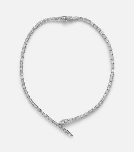 Serpenti Viper 18kt white gold necklace with diamonds - Bvlgari - Modalova