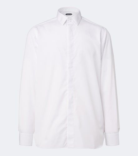 Camisa de popelín de algodón - Tom Ford - Modalova