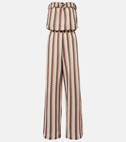 Viv striped jumpsuit - Melissa Odabash - Modalova